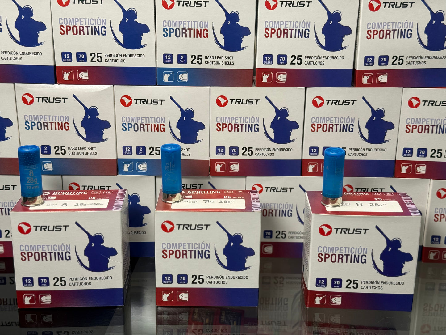 Trust Sporting 28g No. 8 Corta Distancia – 12 Gauge Short-Distance Cartridge x250pcs