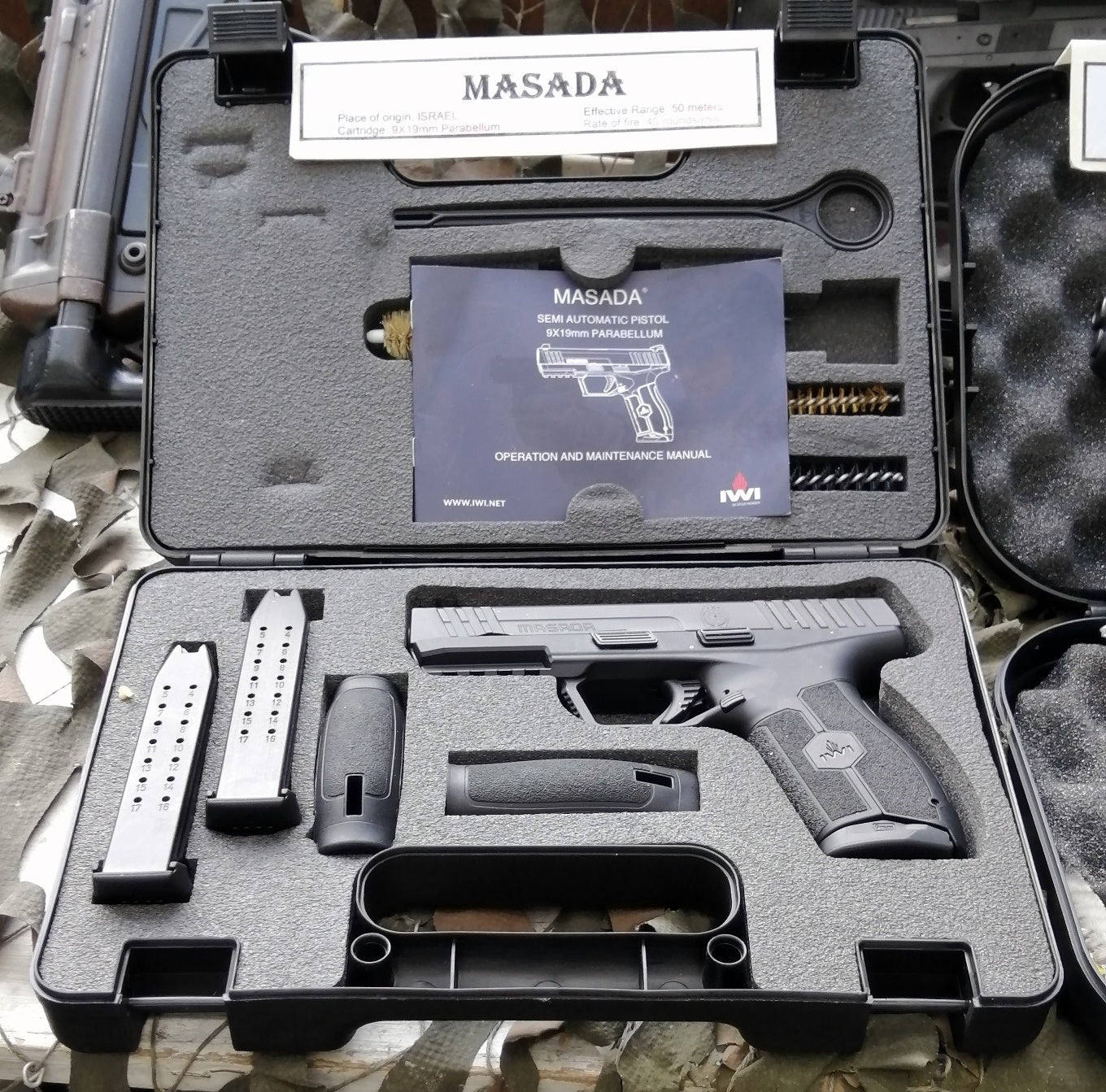 IWI Masada — 9mm Striker-Fired Pistol + Free Holster