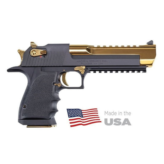 Magnum Research Desert Eagle L6" Black & Titanium Gold