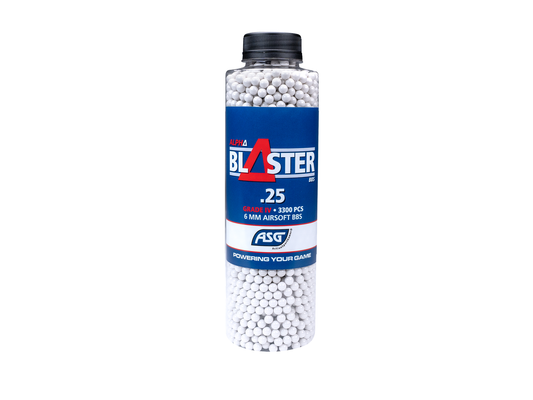 Alpha Blaster BBs, 0.25g, 3300 pcs, bottle