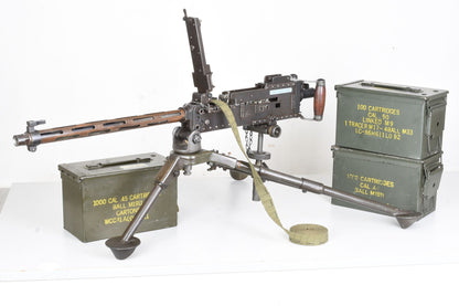 Colt Aircraft MG40 – Original .30 Caliber Browning Machine Gun on M2 Tripod