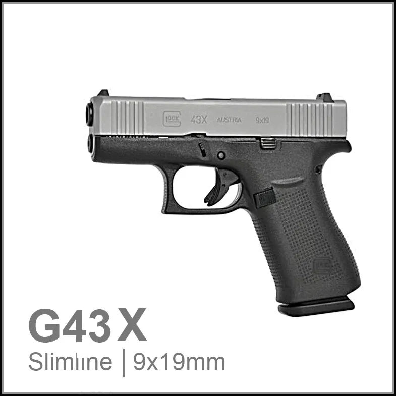 Glock 43X 9mm – Slimline Compact Pistol