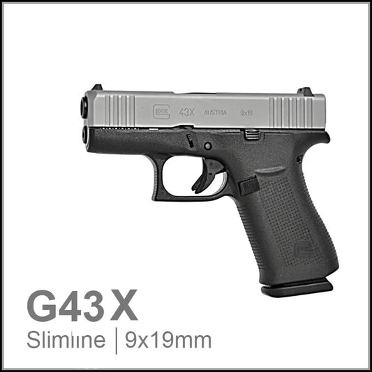 Glock 43X 9mm – Slimline Compact Pistol