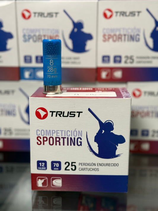 Trust Sporting 28g No. 8 Corta Distancia – 12 Gauge Short-Distance Cartridge x250pcs