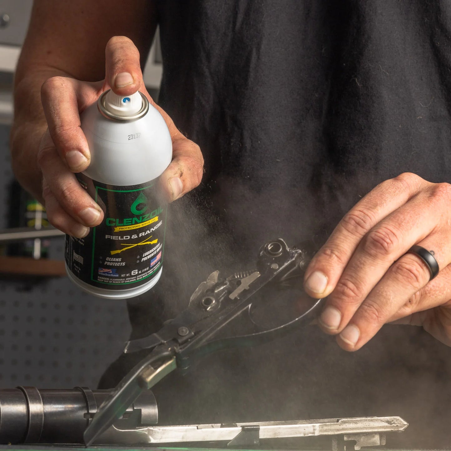 Clenzoil CLP – Field & Range | 6 oz Aerosol Gun Cleaner, Lubricant & Protectant