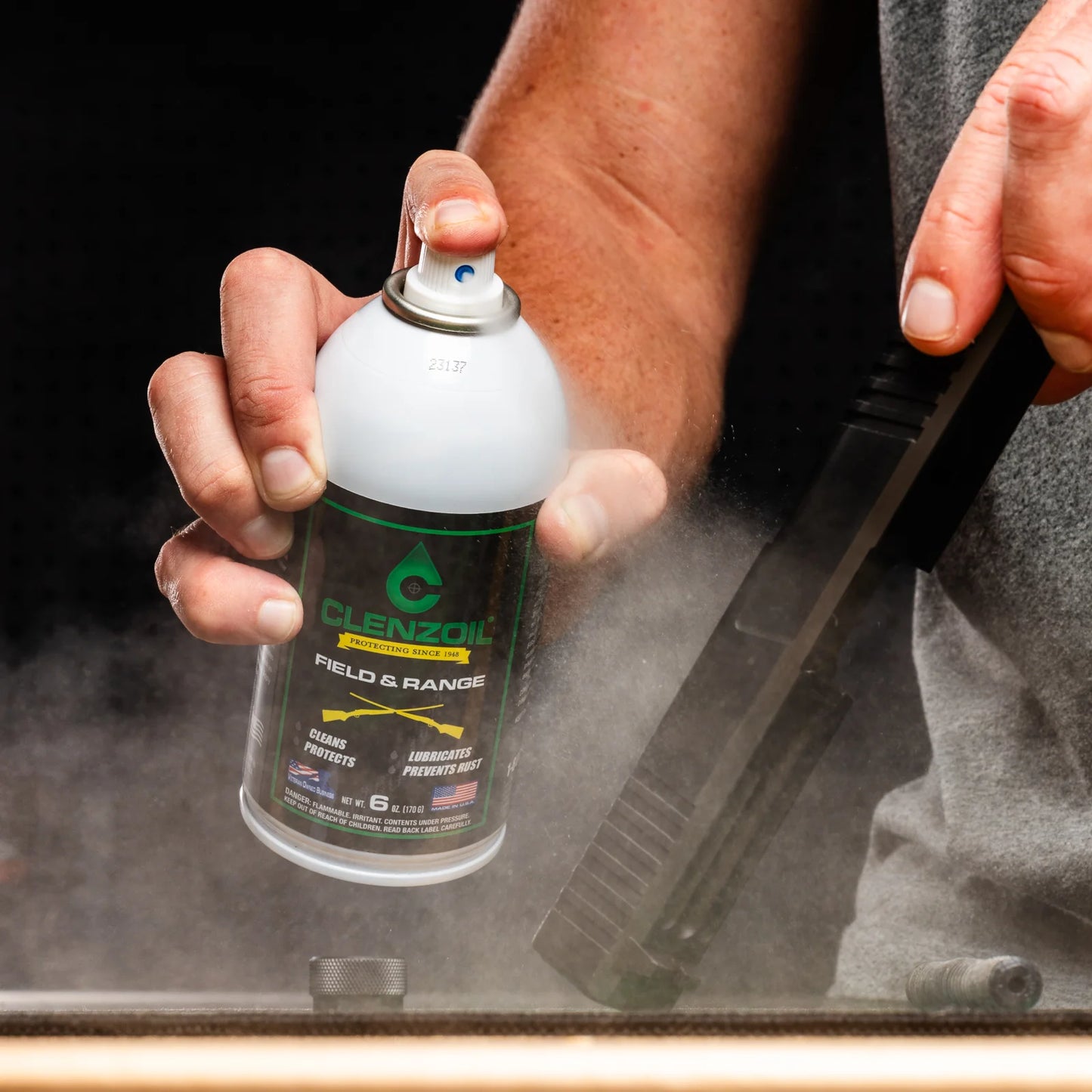 Clenzoil CLP – Field & Range | 6 oz Aerosol Gun Cleaner, Lubricant & Protectant