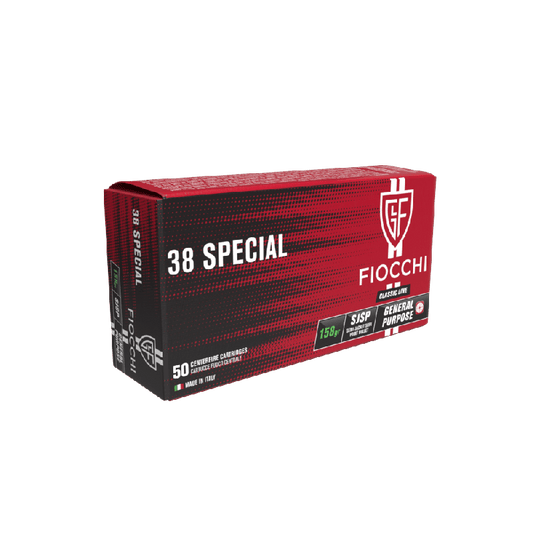 Fiocchi .38 Special Ammunition – Reliable Performance for Target & Duty Use
