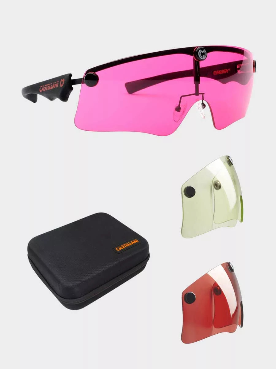 Castellani C-Mask 2 Shooting Glasses 3 lens set